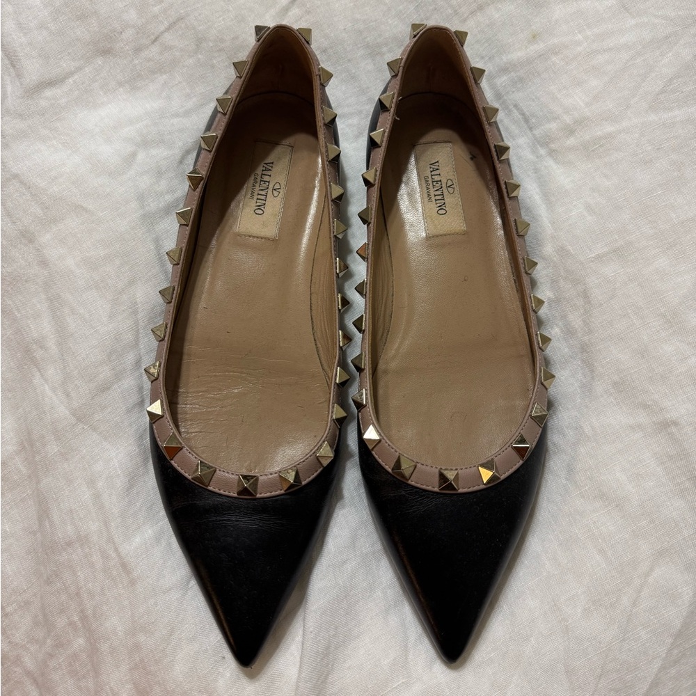 Valentino Rockstud Flats 37.5
